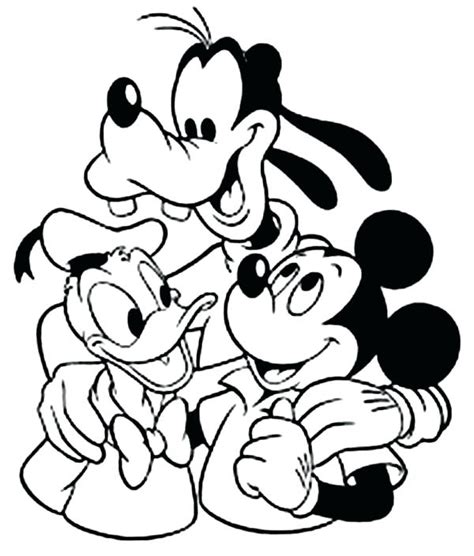 Mickey mouse is a popular character that is easily remembered by children. Baby Mickey Mouse And Friends Coloring Pages at ...