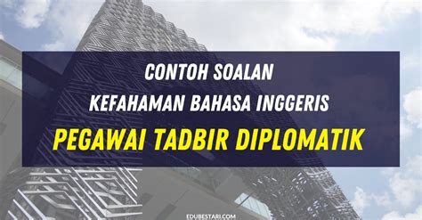 Jika anda dipanggil menduduki peperiksaan online ptd dalam masa terdekat, sila baca sampai habis. Contoh Soalan Kefahaman Bahasa Inggeris PTD Pegawai Tadbir ...