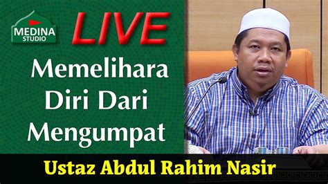 Kementerian pendidikan tinggi dalam satu kenyataan berkata abdul rahim menggantikan prof tan sri dr mohd amin jalaludin. 🎬Ustaz Abdul Rahim Nasir - Memelihara Diri Dari Mengumpat ...