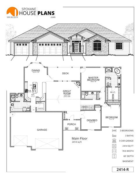 Find the best offers for properties in spokane. 2414-R | Spokane House Plans