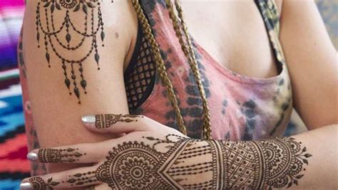 Henna tattoo schablone hand links kina handbemalung dövme mehndi. Ideen und Anleitung zum Henna Tattoo selber machen | Henna ...