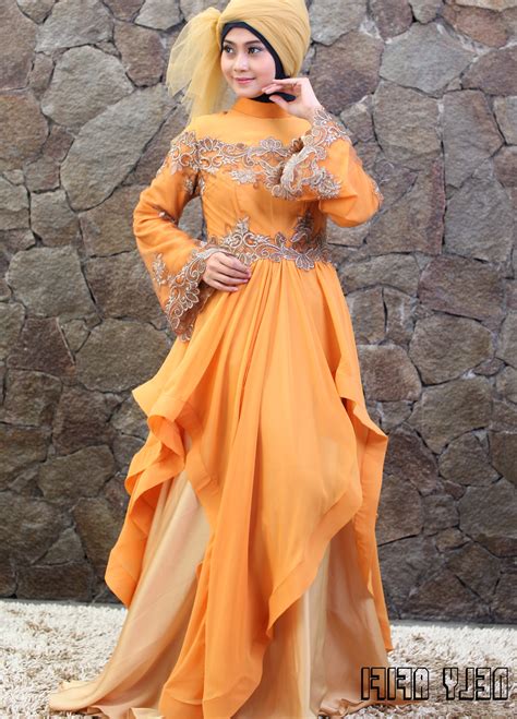 Gaun baju pengantin wedding dress import a99 gaunpengantin gaunwedding weddingdress. 40 Bentuk Baju Pengantin Muslimah Dian Pelangi | Ragam Muslim