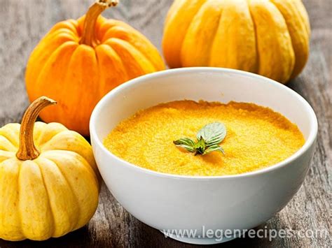 Preheat the oven to 400 f. Porridge made of pumpkin with corn grits - Legendary Recipes