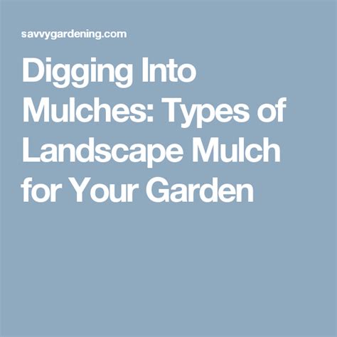 I am going to be putting in some blueberries for the first time and had been planning to mulch them with woodchips from a red cedar i. Digging Into Mulches: Types of Landscape Mulch for Your ...