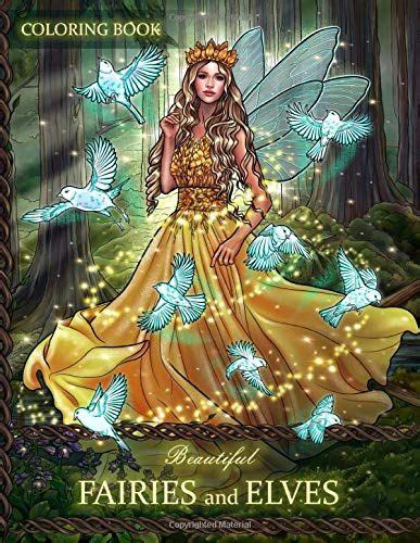 Kleurplaten feeen elfjes / kleurplaat elf op kei : Beautiful Fairies and Elves: Coloring Book For Experience ...