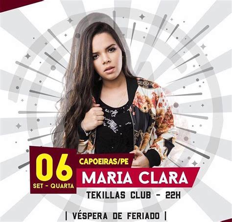 Pesquisadora da música popular brasileira, de seus ritmos e de seu folclore, também viajou para muitos países representando a cultura do. Blog Capoeiras: Cantora Maria Clara, dia 06 de setembro ...