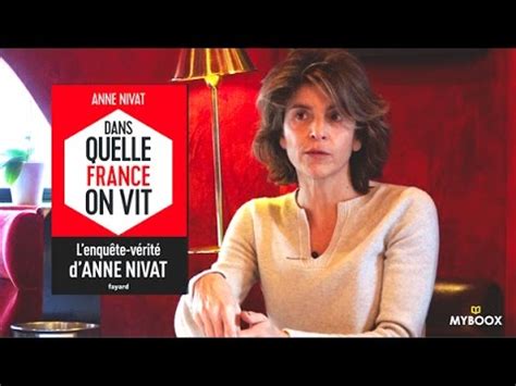 Loin de ne présenter que son livre, elle tient à mettre fin aux clichés et au sexisme. Anne Nivat présente "Dans quelle France on vit" - YouTube