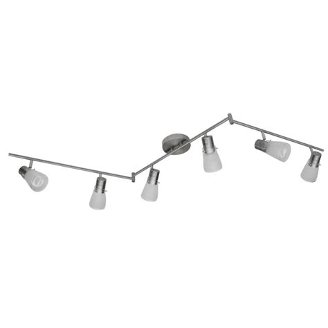 Get guaranteed low prices on all kitchen, ceiling & led track lighting product! Portfolio 6-Light 70.9-in Brushed Nickel Fixed Track Light ...