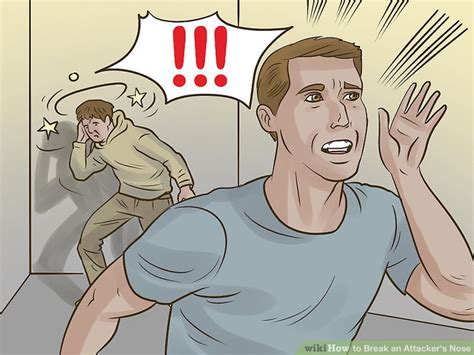 Strike upward and into the. How to Break an Attacker's Nose: 13 Steps (with Pictures)