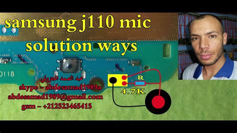 If still like checking its microphone path. samsung j110 mic solution ways - YouTube
