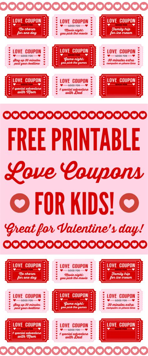 At christmas people sing carols to get into the christmas spirit. Free printable Love coupons for kids on Valentine's Day ...