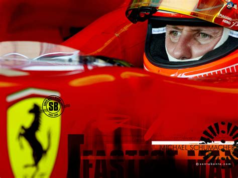 Racing is a state of mind. Michael Schumacher Wallpaper #10