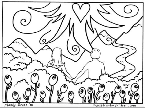 Print them and use crayons, markers or paint. Creation Coloring Pages