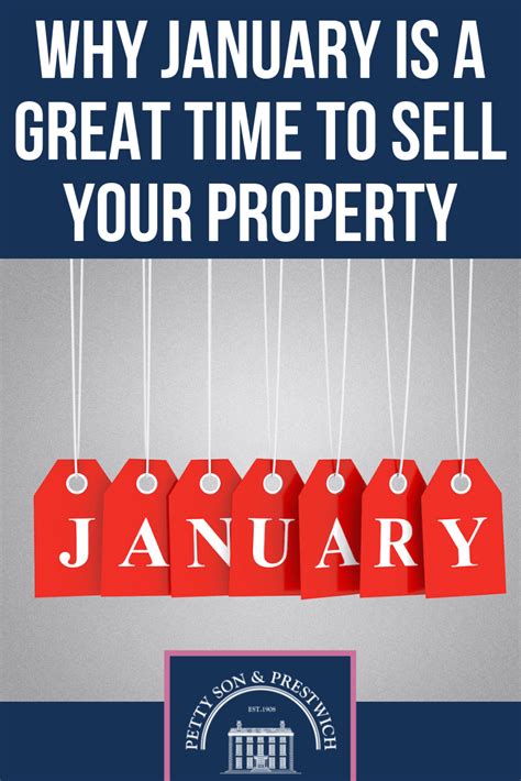 This is because if you are buying, then someone is selling! Why January Is A Great Time To Sell Your Property