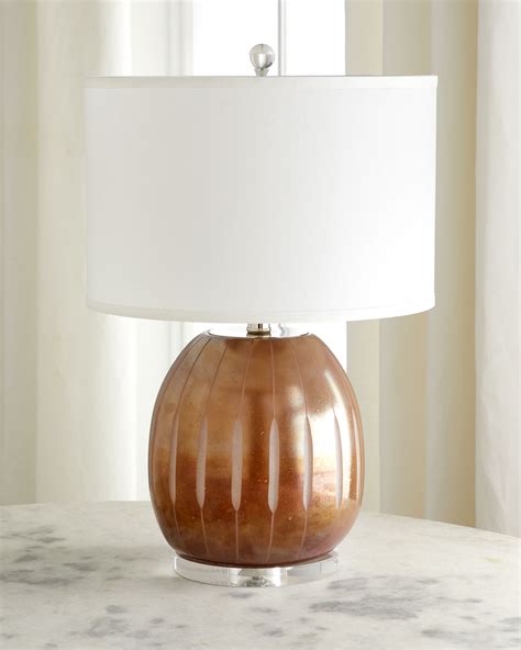 Set the mood and scene with these gorgeous living room lamps. Jamie Young Rose Glass Table Lamp | Neiman Marcus