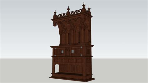 Buy cupboard and cabinets in pakistan at apnafurniture. Large Gothic Cupboard | 3D Warehouse