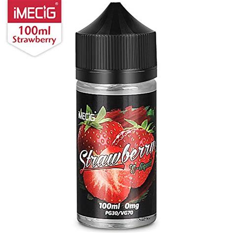 Kids everywhere are juuling, less kids are smoking. Vape Liquid, E Liquid, IMECIG Strawberry Vape Juice, 100ML Large Capacity, Vape Oil with Child ...