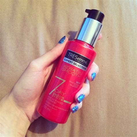 It gives great shine and softness to your hair. Tresemme Keratin Smooth Review | By Busby