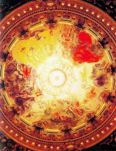 The drama that accompanied its unveiling was equal to its surroundings. Ceiling of Paris Opera House - Marc Chagall ...