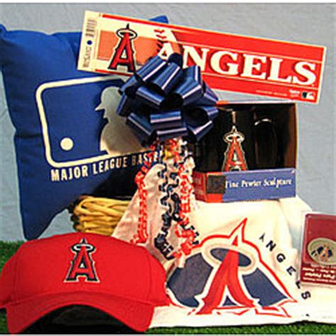 Wholesale boutique blanks are available upon request. Anaheim Angels Baseball Gift Basket - FindGift.com