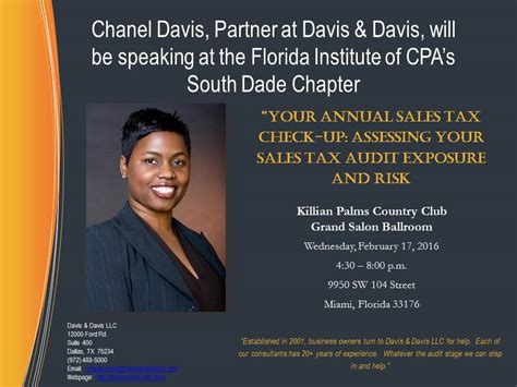 A certified public accountant (cpa) is qualified to do a lot of different things, from helping clients file taxes to taking care of accounting needs to the notice will provide information about how to schedule the tests. Event: Florida Institute of CPA's South Dade Chapter ...