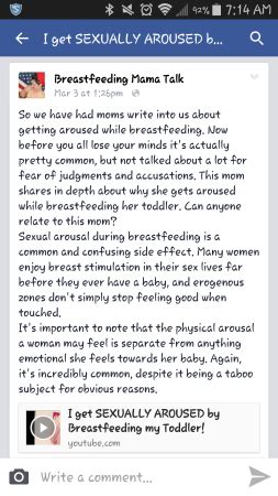 We did not find results for: *Trigger ?* Getting sexually aroused while breastfeeding ...