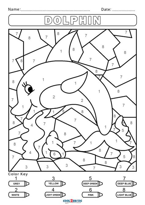 Provides hours of fun and learning. Free Color by Number Worksheets | Cool2bKids | Activity ...