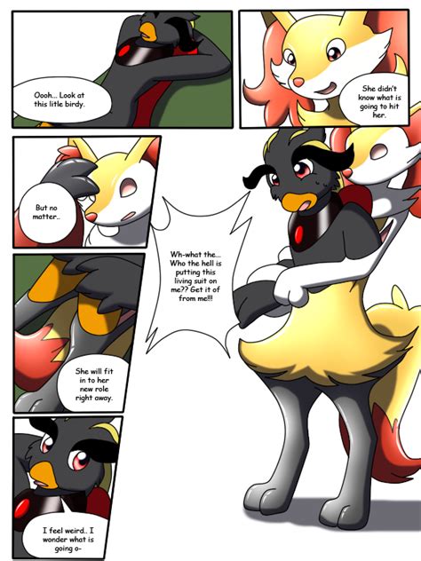 Braixen is a fire pokémon which evolves from fennekin. A new Apprentice Pg 2 - Braixen TF by Avianine on DeviantArt