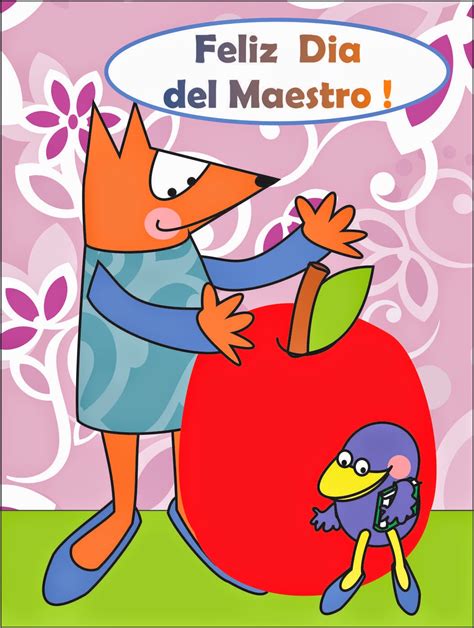 Feliz día del maestro hijos míos geancarlo y saulito. Ale Balanzario Ilustracion: Feliz Día del Maestro