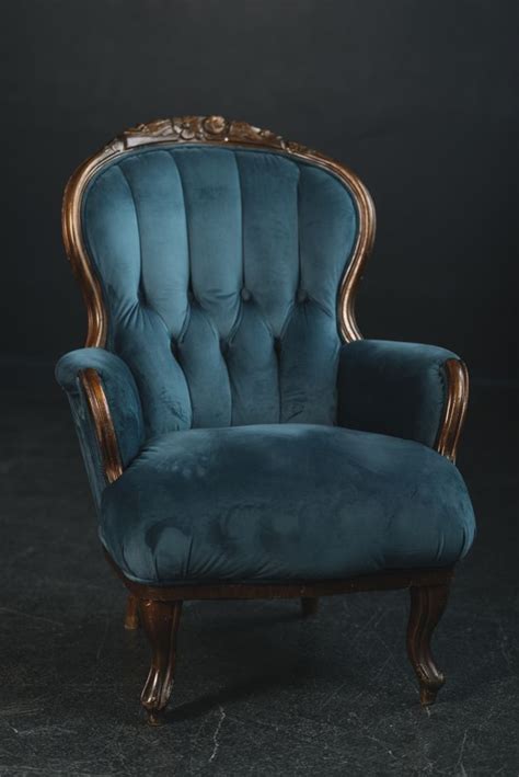 17″w × 17″d × 39″h, 15 lbs. Teal Armchair in 2020 | Armchair vintage, Blue accent ...