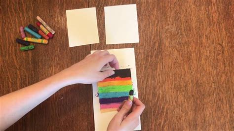 Gently use some pressure with your fingertip to adhere the gold sticker to the cardstock the day of your event: Maker Moment: How to Make Scratch Art Paper - YouTube