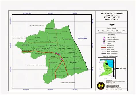 Sebagai wujud kerjasama antara pemerintah daerah, tni polri serta tokoh masyarakat dalam perang melawan narkoba, kapolda jawa tengah irjen pol ahmad luthfi mencanangkan kampung ta PETA KECAMATAN TAYU KABUPATEN PATI | KUMPULAN PETA