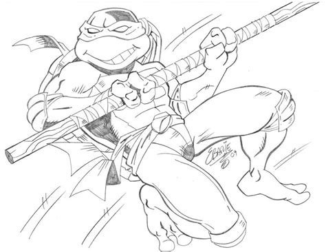 Donatello (teenage mutant ninja turtles). Donatello Coloring Pages - Coloring Home