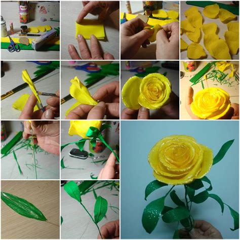 Beautiful 3d paper roses.how to make paper rose flower.easy diy easy room decorsupplies1. DIY Paper Flower Tutorial Step By Step Instructions