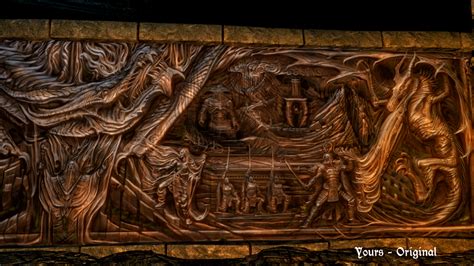 To go see alduin's wall. alduins wall retexture - concept art at Skyrim Nexus ...