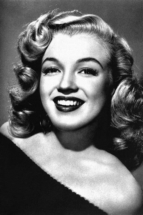 Check spelling or type a new query. Marilyn Monroe Young Smile Black and White Poster - My Hot ...