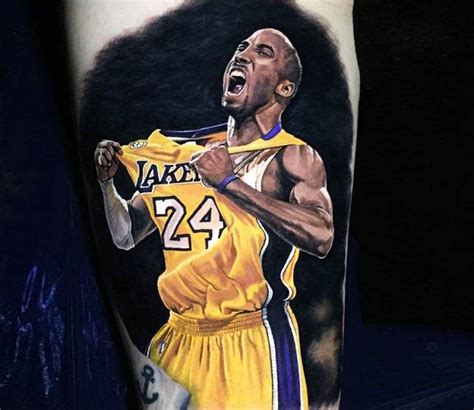 Lebron james unveiled a new tribute tattoo to kobe bryant on his instagram on friday, hours before he and the lakers were scheduled to take the court for the first time since bryant's death. Kobe Bryant tattoo by Steve Butcher | Kobe bryant tattoos ...