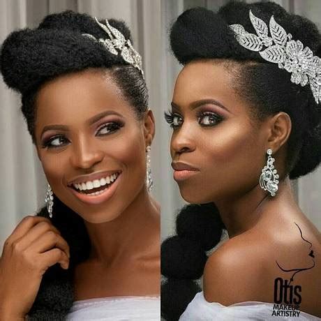 Coiffure chignon simple cheveux court pour mariage mode demplois; Coiffure mariage pour black