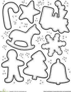 Shop wilton's online baking supply store for your all your baking needs! Christmas Cookie Decorating Activity | Christmas coloring sheets, Christmas ornament template ...