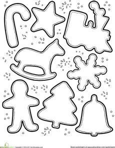 Print and color, then cut out to make cute gift tags, holiday decorations, tree ornaments. Christmas Cookie Decorating Activity | Christmas coloring ...