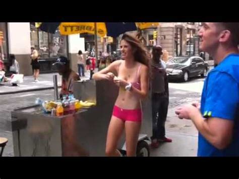Is london calling your name? DESIGUAL stunt: Underwear people walking in NYC - YouTube