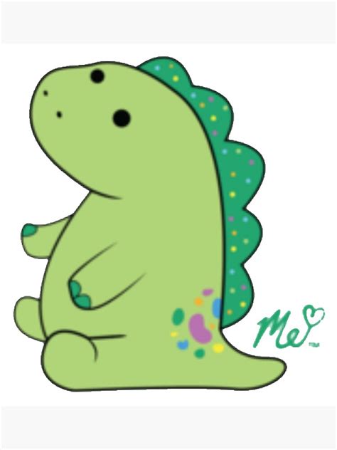 Backpacks, lunch boxes, and more. "Moriah Elizabeth pickle the dinosaur" Photographic Print ...