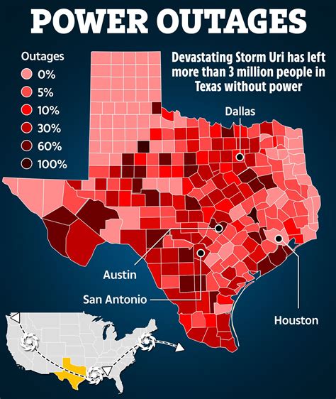 Texas power outages visible from space during winter storm. HeatSpring Magazine - Microgrid