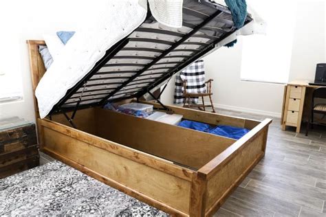 Or, buy them all as a bundle! How To Build A Queen Size Storage Bed (With images ...