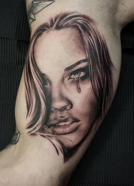 Have you ever wondered if you would look good with a tattoo? Crying Adriana Lima Tattoo - InkStyleMag | Adriana lima ...