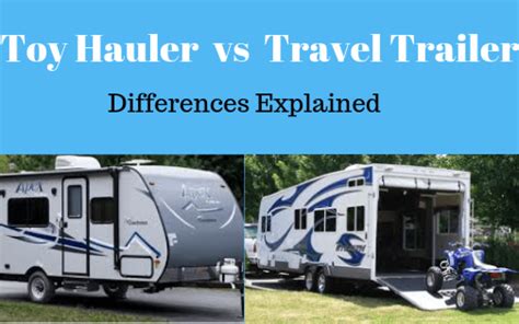 Now you must be thinking what are the differences between the two so that you can go for the best one. Toy Hauler vs Travel Trailer - 19 Differences Explained ...