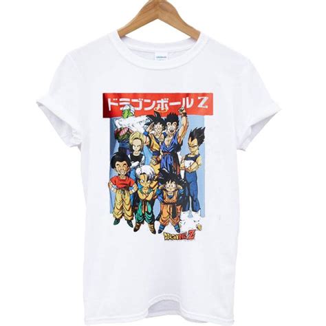 Being an otaku who loves everything dragon ball z might be what sparks my need for unique dragon ball z merchandise. Dragon Ball Z T Shirt | Shirts, T shirt, Closet fashion