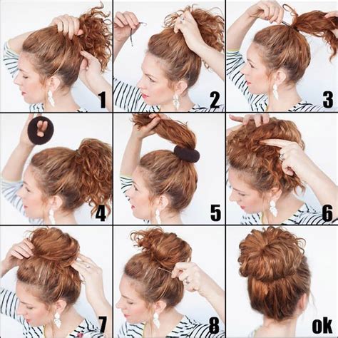 For a super simple, messy bun, scoop your hair into a ponytail, passing the hair through an elastic once. 1001+ ideas for gorgeous medium length hairstyles for women