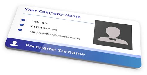 No need to download to start immediately. BLUE GRADIENT 'BUSINESS' ID CARD DESIGN by IDCardExperts ...