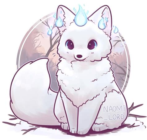 It works mainly for mammals, but you can. A Winter Fox | Naomi Lord | Cute kawaii drawings, Cute ...